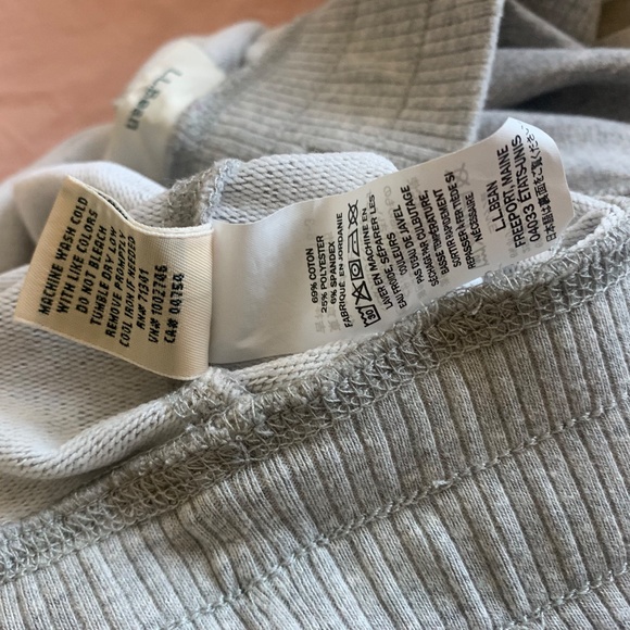 L.L.Bean Women's Grey Ultrasoft Sweatpants, Wide-Leg, size XL - Picture 5 of 5